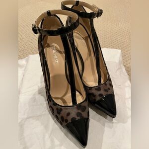 Nine Ponyhair and Patent Leather Heels